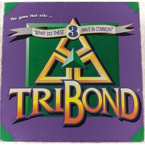 Tri Bond Trivia Board Game What Do These 3 Things Have in Common? by Mattel